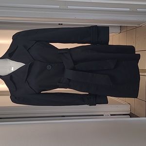 Black trench coat in great condition, great for dressy work or casual